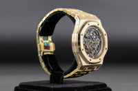 Audemars Piguet<br>15407BA Royal Oak New Yellow Gold Novelty Openworked