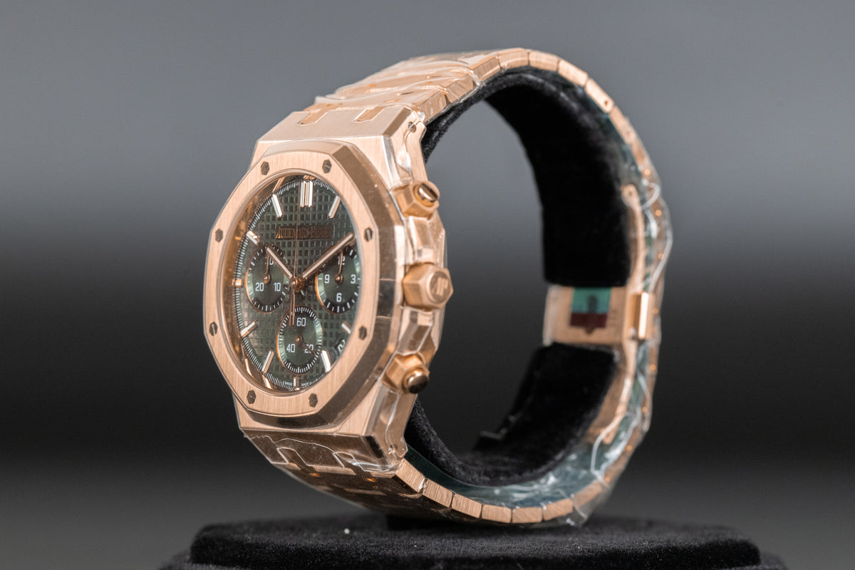 Audemars Piguet<br>26240OR Royal Oak Chronograph Flyback Green Dial