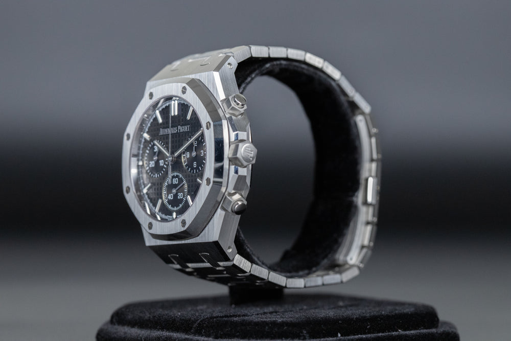 Audemars Piguet<br>26240ST Royal Oak Chronograph Flyback Black Dial