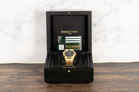 Audemars Piguet<br>26574BA Royal Oak Perpetual Calendar Yellow Gold Blue Dial