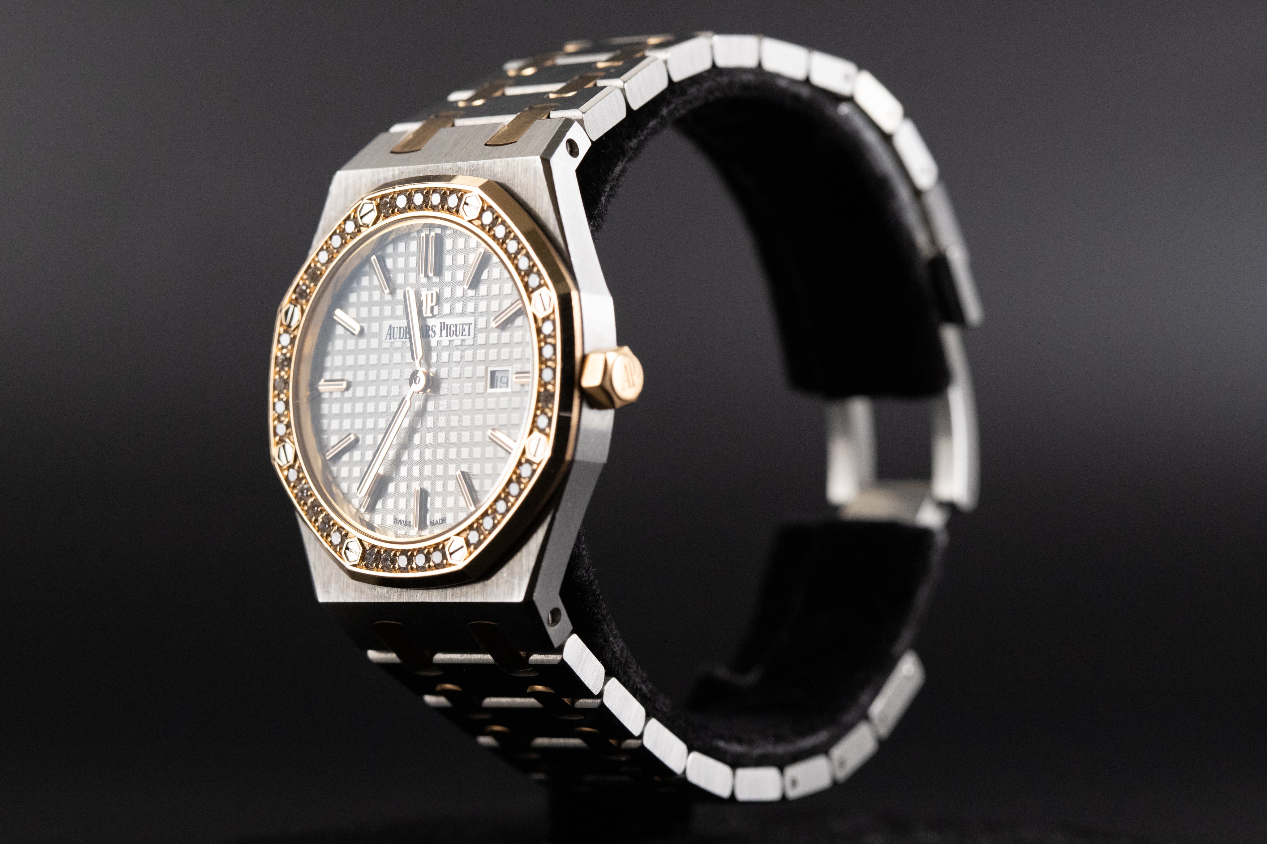 Royal oak diamond on sale bezel