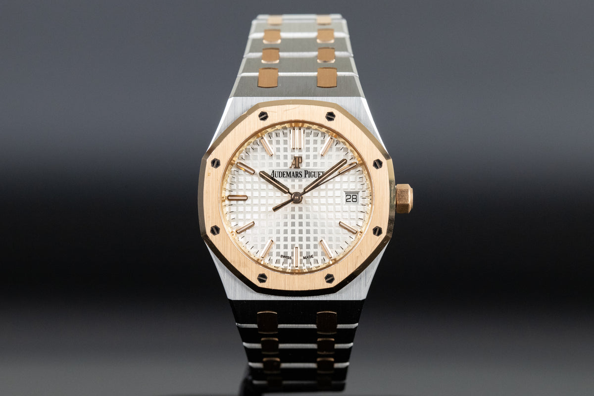 Audemars Piguet<br>77350SR Royal Oak 34mm White Dial