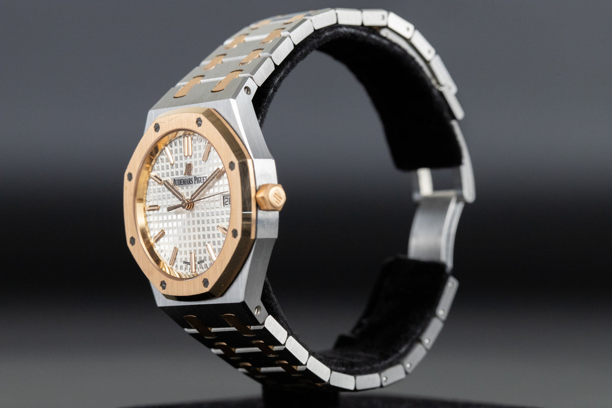 Audemars Piguet<br>77350SR Royal Oak 34mm White Dial