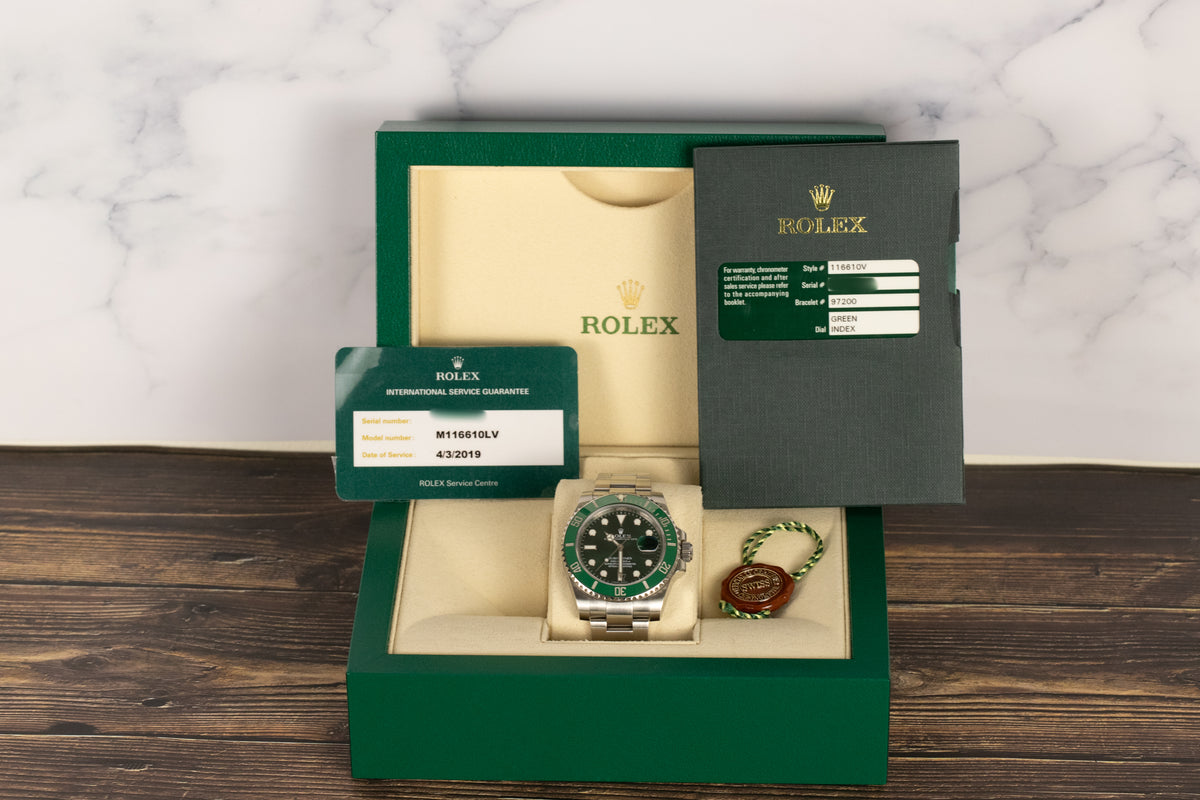 Rolex<br>116610LV Submariner 'Hulk'