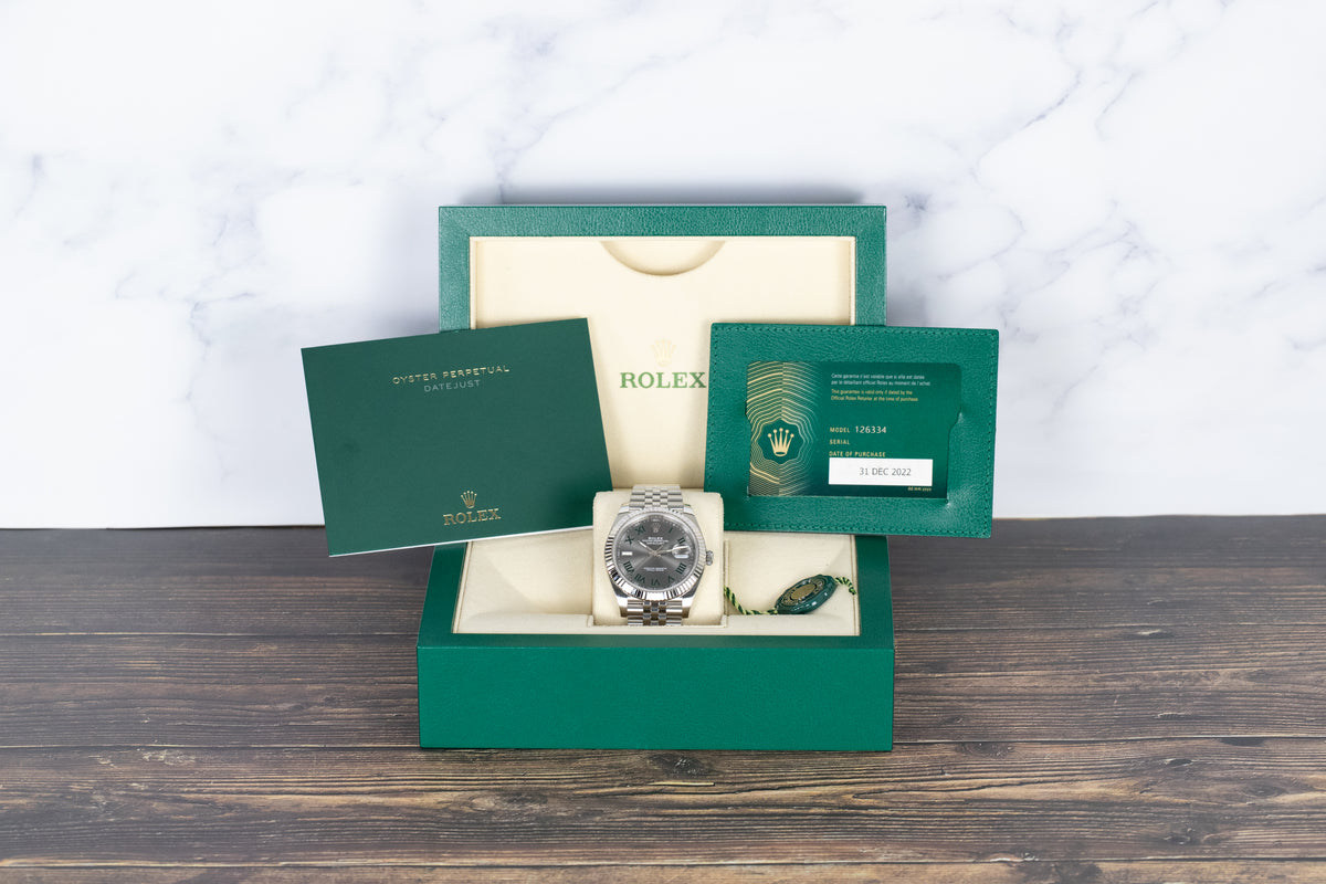 Rolex<br>126334 Datejust 41 'Wimbledon' Dial