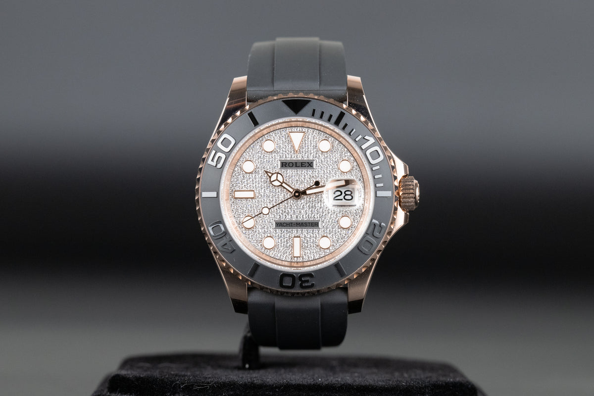 Rolex<br>126655 Yacht-Master 40 Oysterflex Pave Diamond Dial