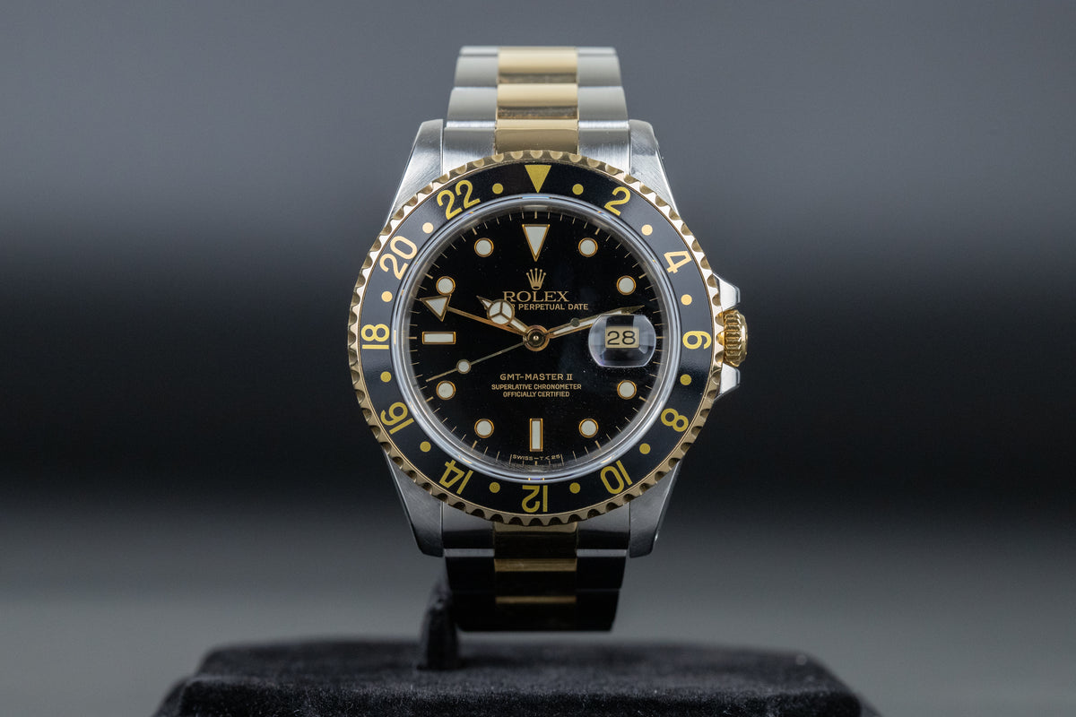 Rolex<br>16713 GMT Master II Black Dial