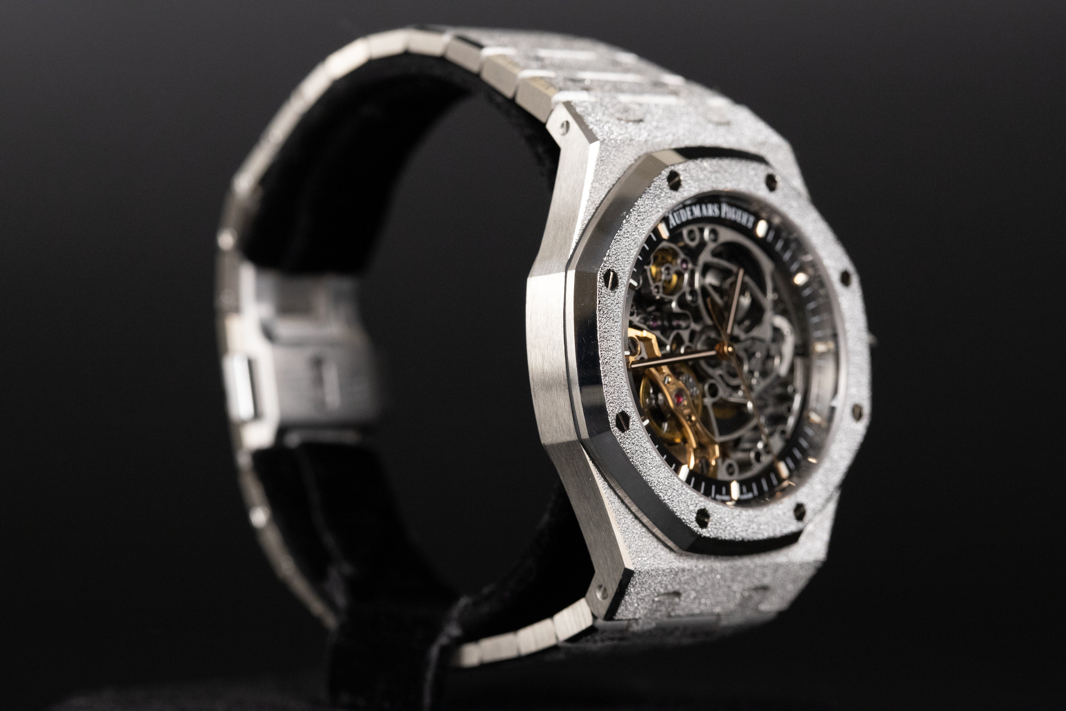 Audemars Piguet15407BC Royal Oak Frosted White Gold Skeleton Dial