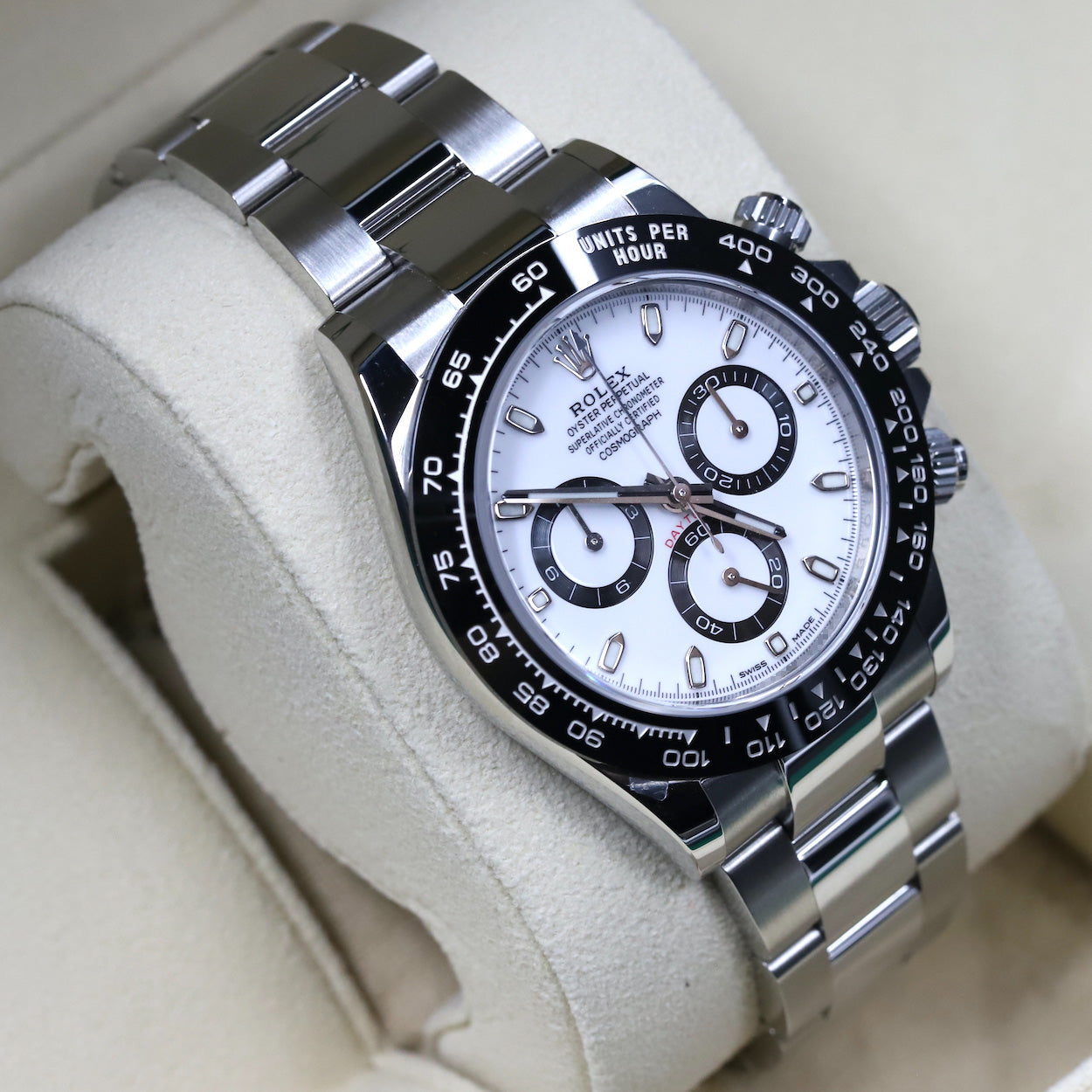 Daytona ceramic outlet white dial