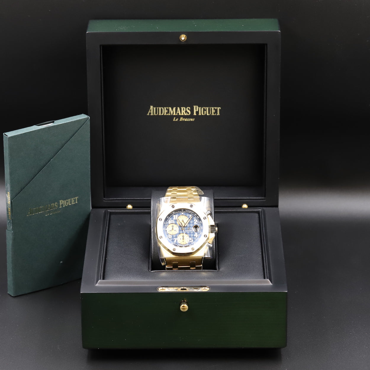 Audemars Piguet26470BA Royal Oak Offshore Brick Blue Dial Newport Watch Club