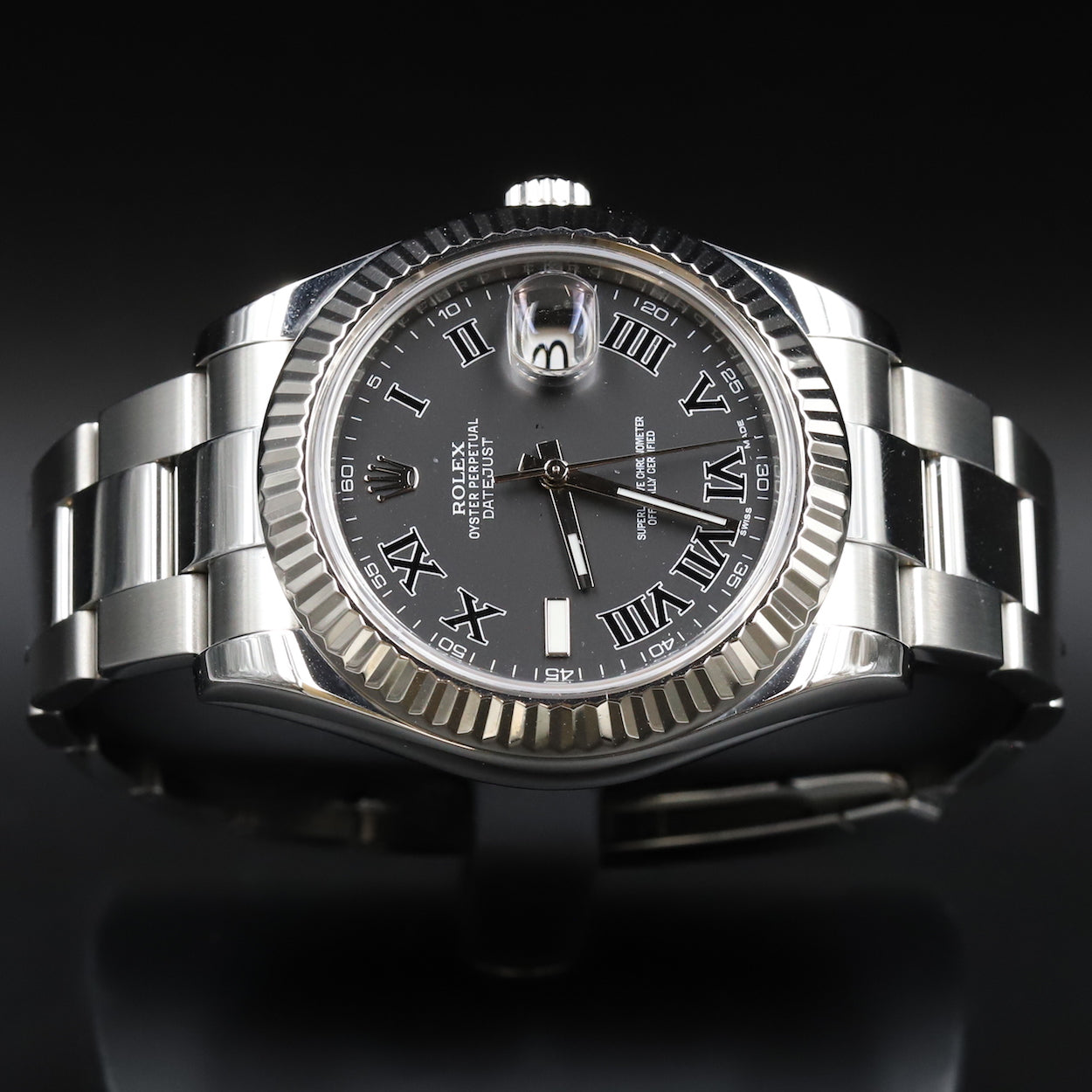 Rolex datejust ii hot sale roman numerals