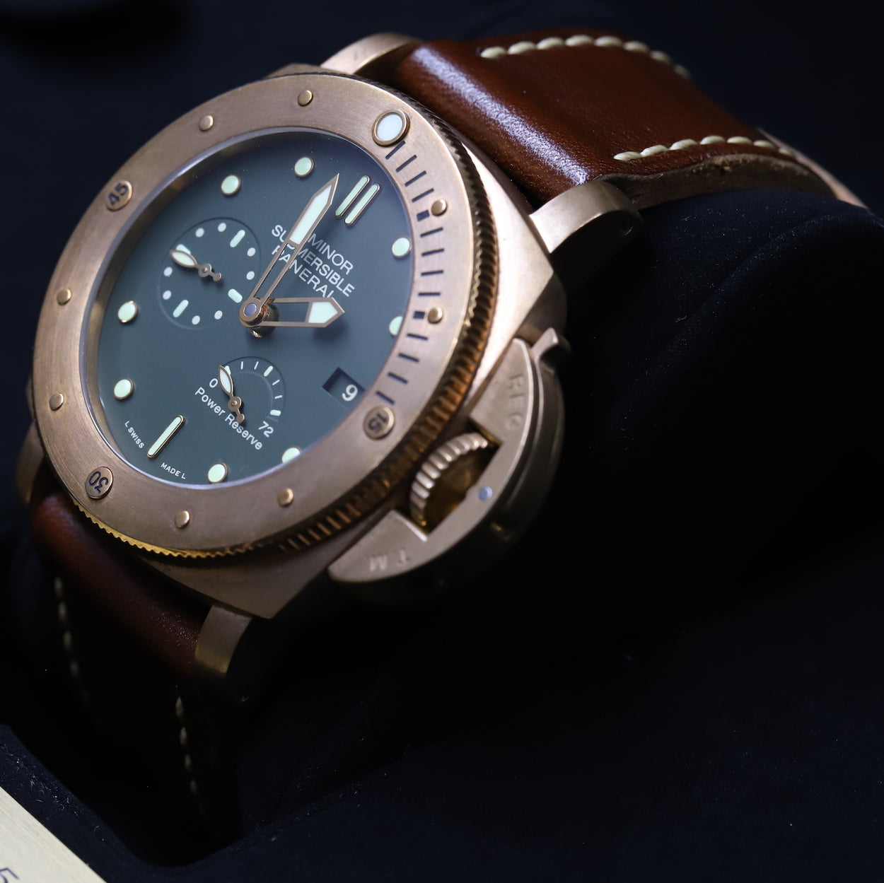 Panerai luminor submersible 1950 online 3 days automatic bronzo