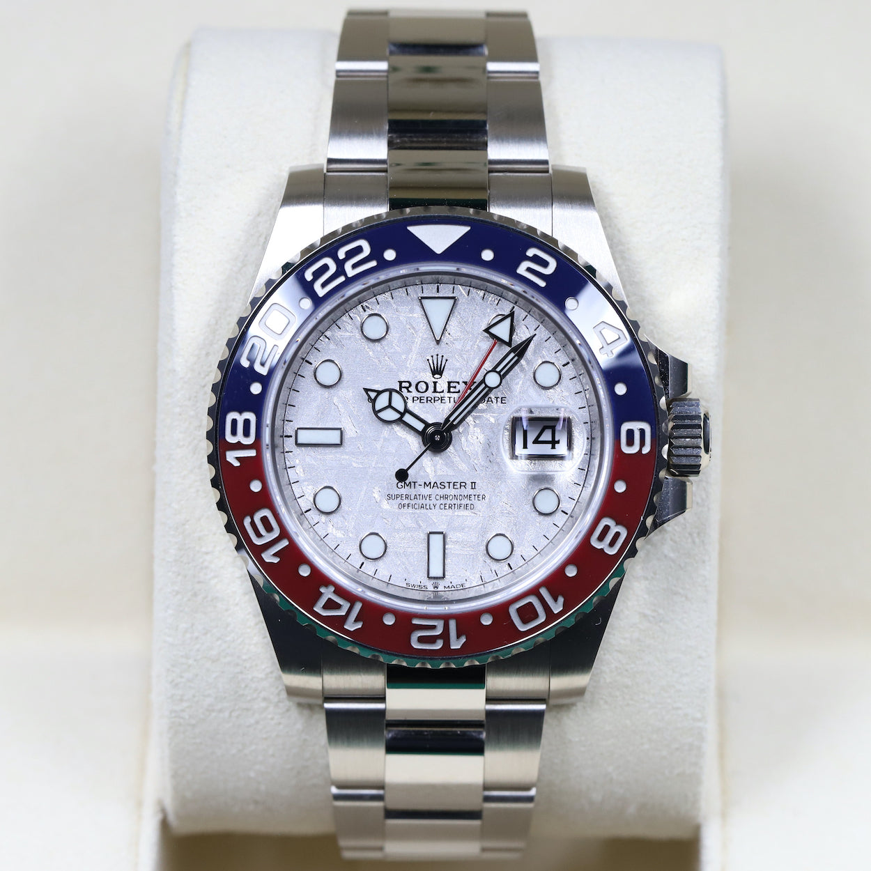 Rolex126719BLRO GMT Master II 'Pepsi' Meteorite – Newport Watch Club