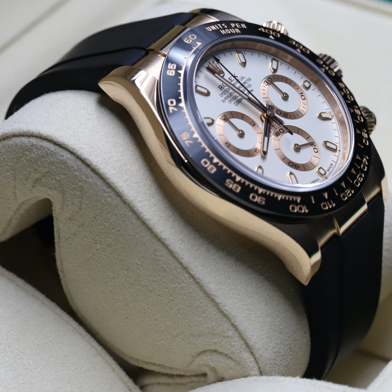 Rose gold discount daytona ivory dial