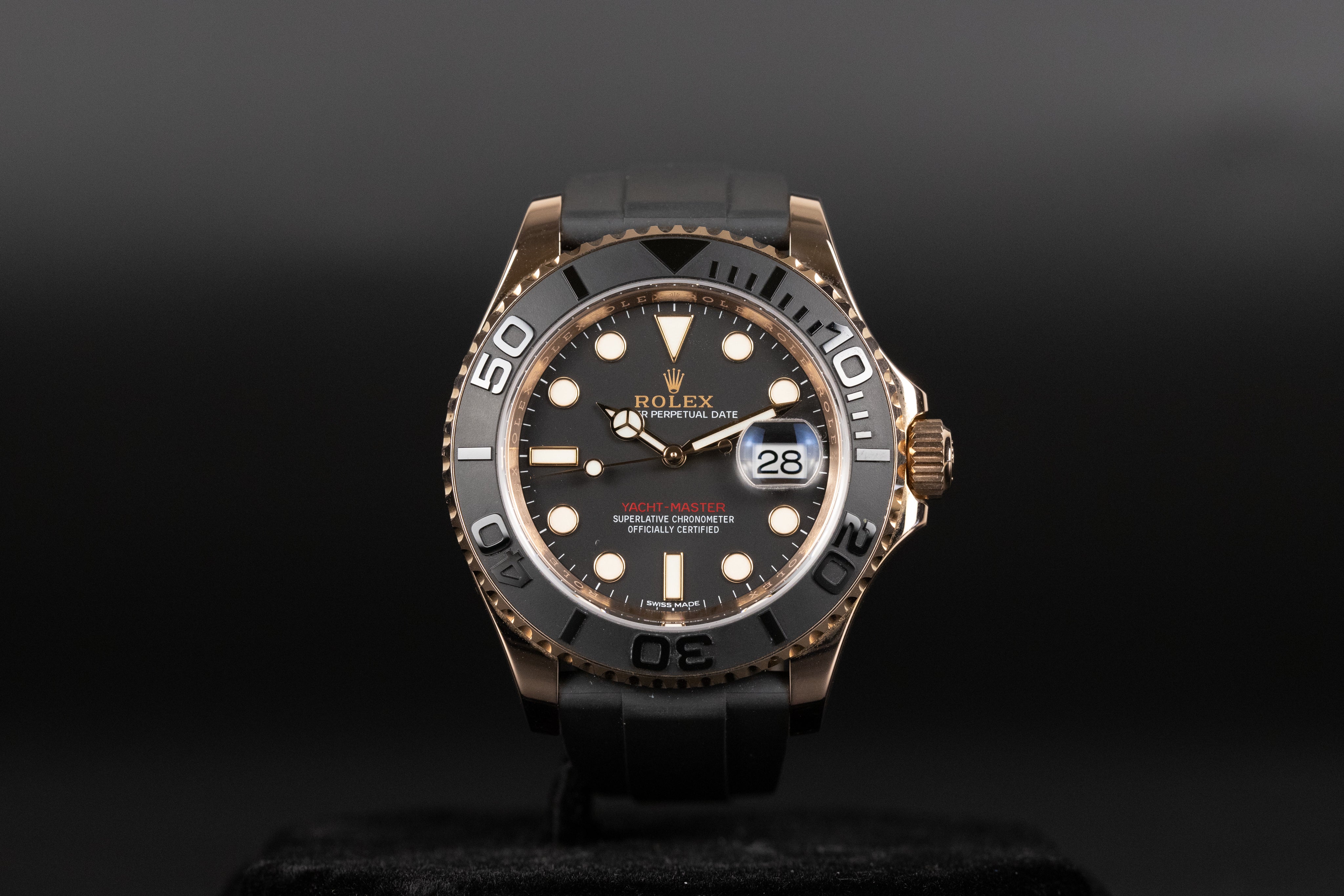 Rolex yacht outlet master titan black