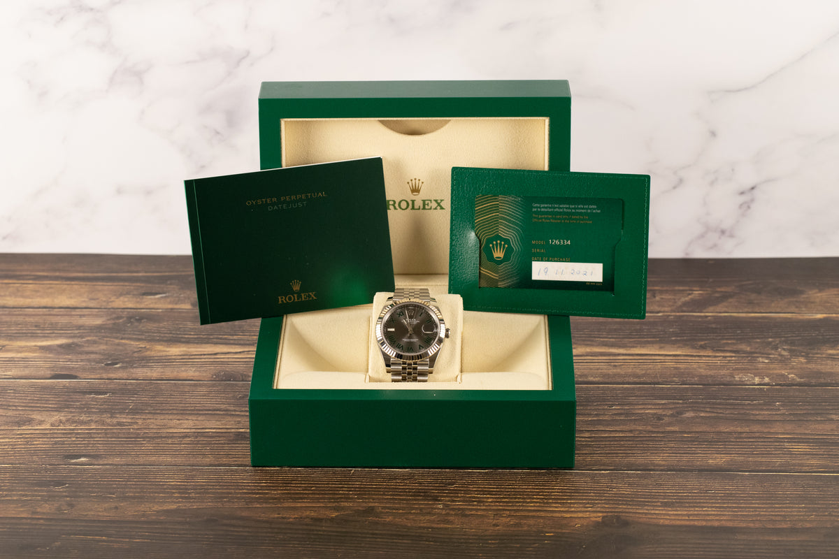 Rolex<br>126334 Datejust 41 'Wimbledon' Dial